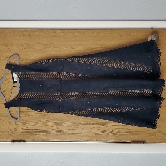 Anthropologie Dresses & Skirts - Anthropologie Navy Blue Dress Size 4
